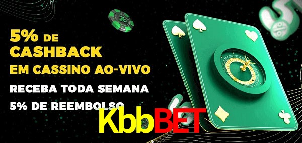 Promoções do cassino ao Vivo Kbbbet